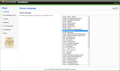 joomla language How To Install Joomla