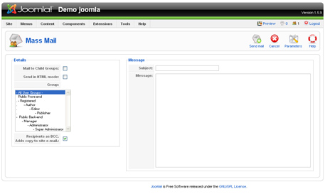 joomla mass email Joomla Mass Mail